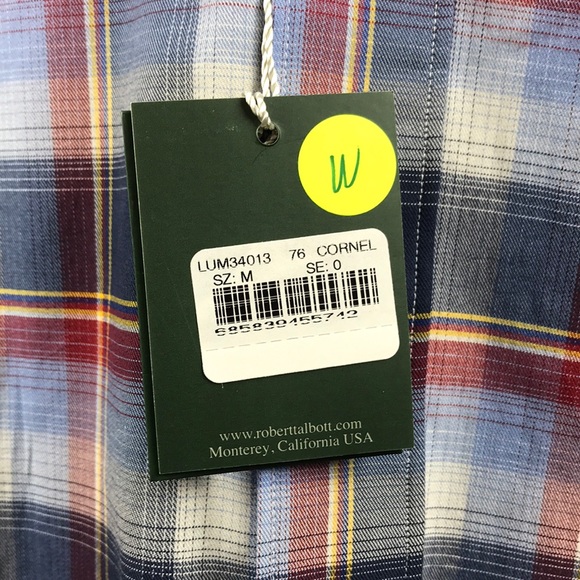 Robert Talbott Anderson Plaid Button Down Shirt - Picture 4 of 4